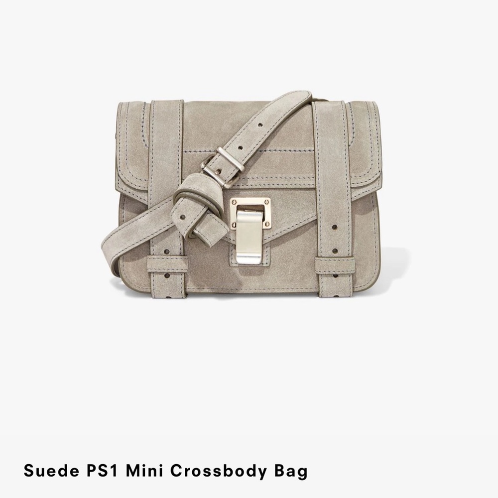 Proenza Schouler Suede PS1 Mini Crossbody Bag